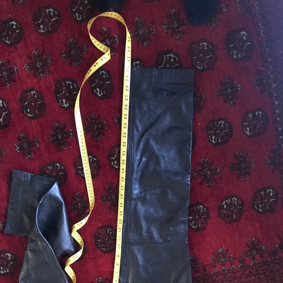 for Joseph Black Real Leather Pants -6 - Picture 5 of 5